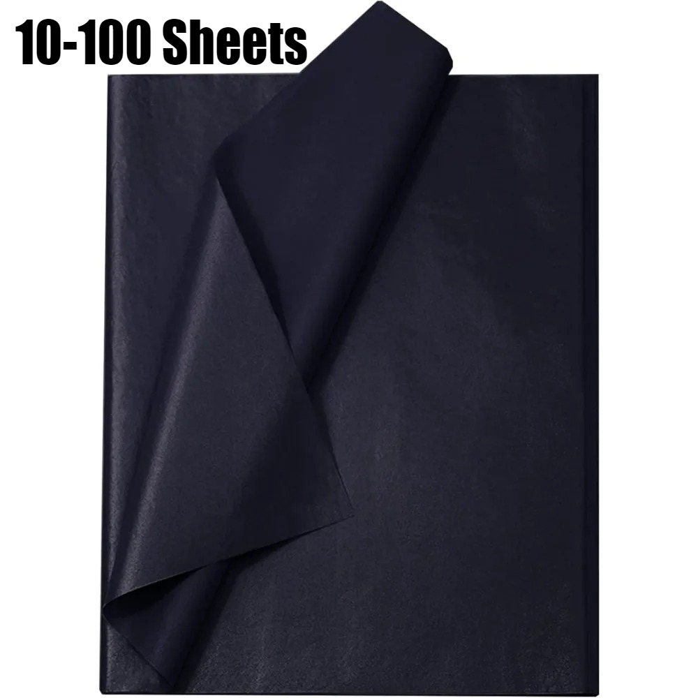 Flower Wrap Kraft - Papier de soie noir en vrac