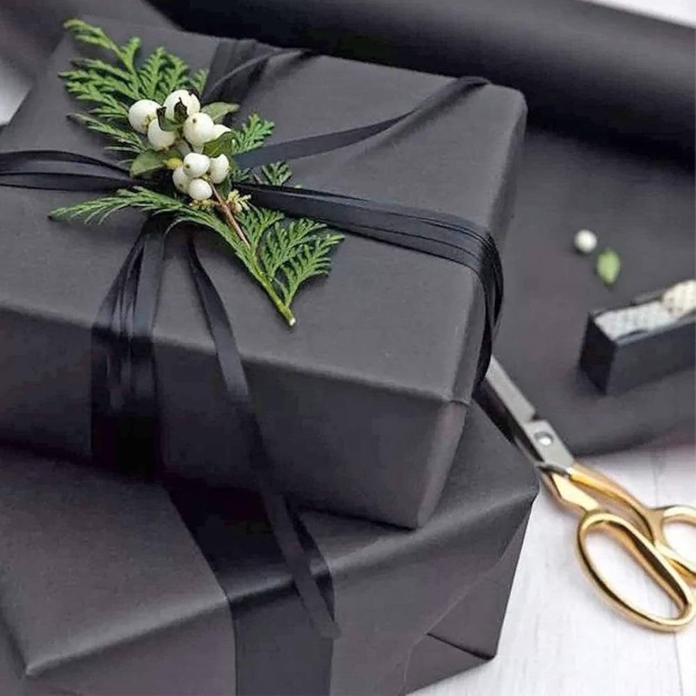 Papier de soie noir en vrac (1 - Flower Wrap Kraft avis et prix