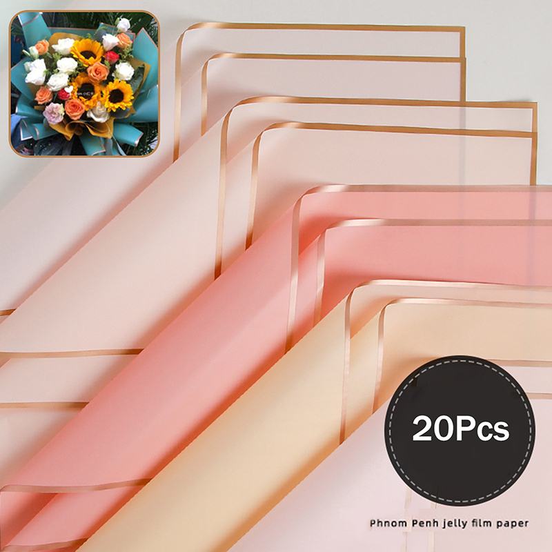 Lot de 20 papiers d'emballage  - Flower Wrap Kraft avis et prix
