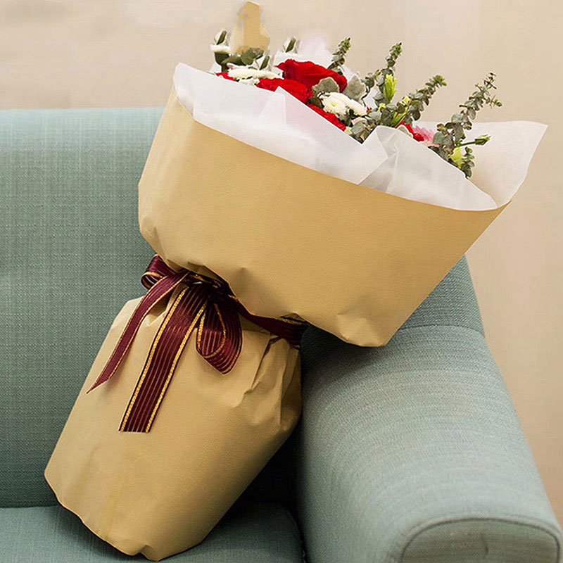 Rouleau de papier kraft brun 4 - Flower Wrap Kraft avis et prix